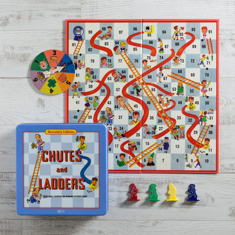 Chutes & Ladders Nostalgia Tin Game