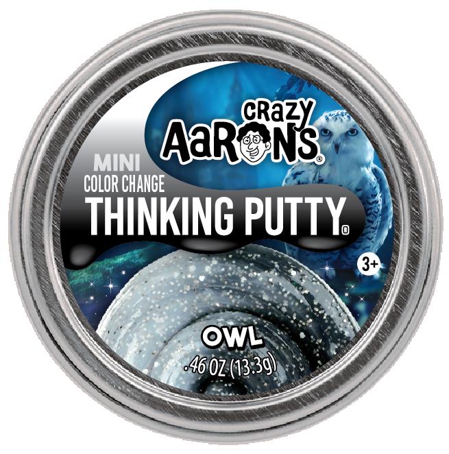 Mini Owl - 2" Color Changing Thinking Putty Tin