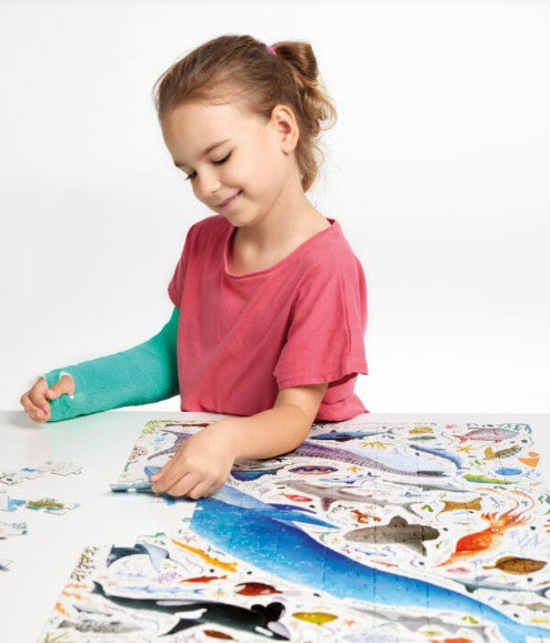 Puzzlove Ocean Animals 200pc Floor Puzzle