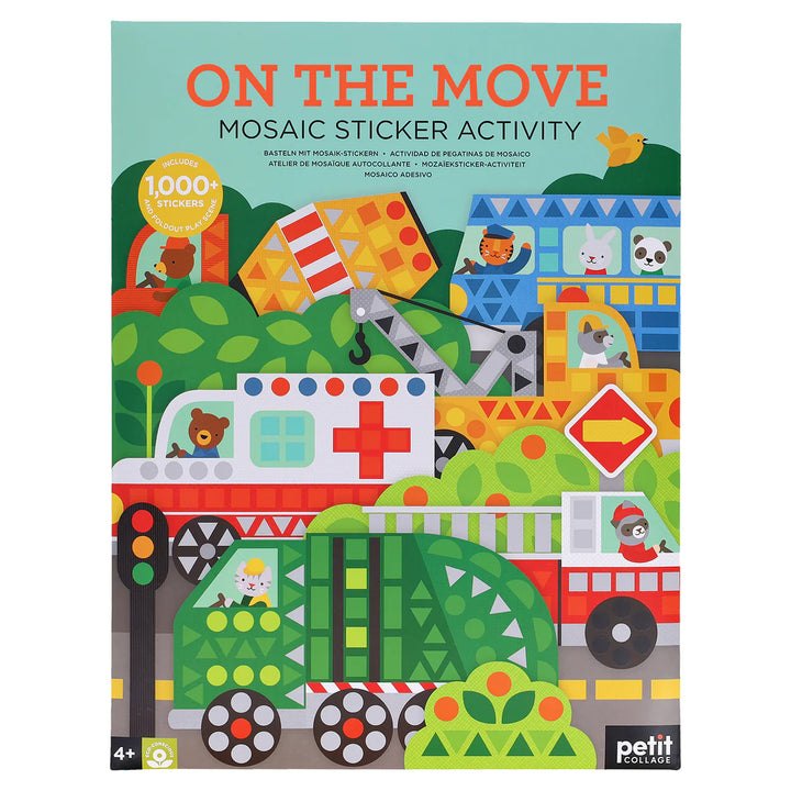 Mosaic Sticker Activity: On the Move