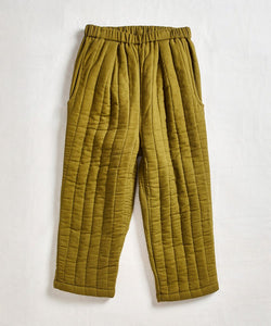 Moss Quilted Pants