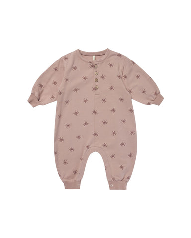 Mauve Snow Star Relaxed Jumpsuit