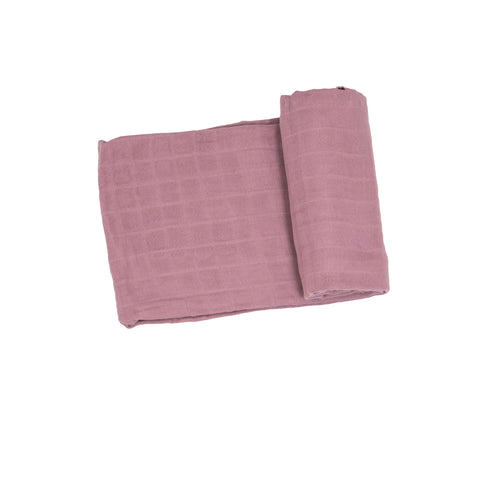 Pink Fox Glove Swaddle Blanket