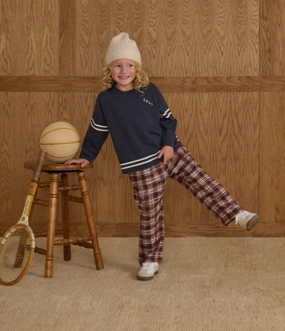 Burgundy Plaid Palmer Pant