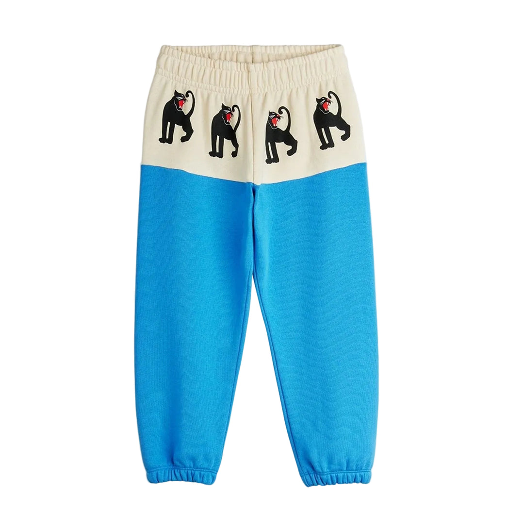 Blue Panther Panel Sweatpants