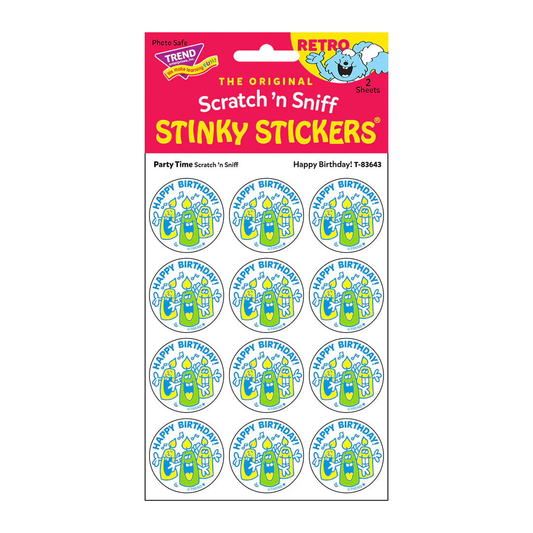 Scratch & Sniff Retro Sticker Packs -