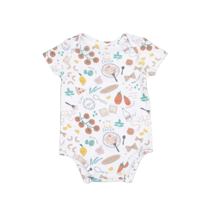 Short Sleeve Bodysuit - Pasta Lovers
