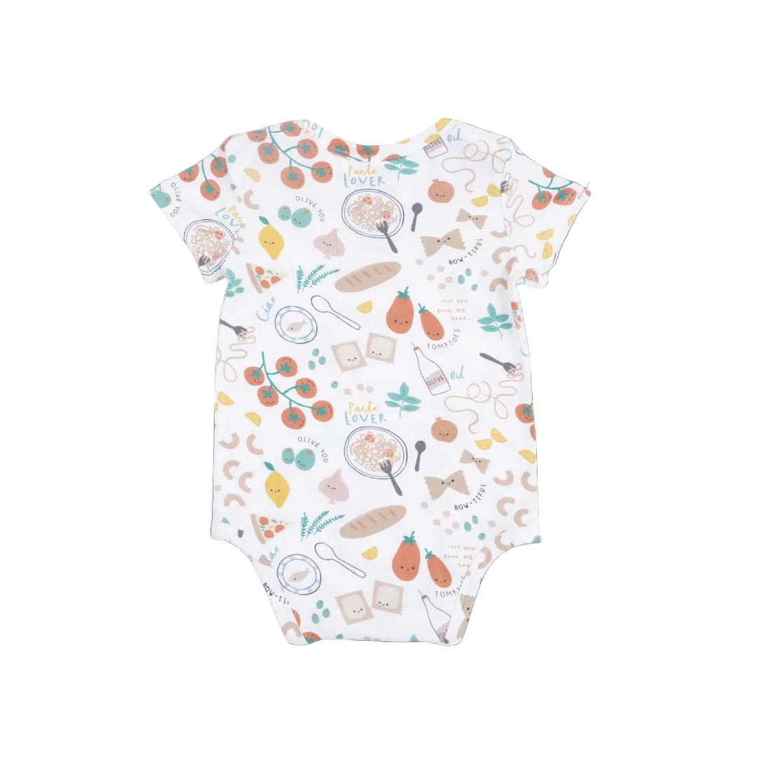 Short Sleeve Bodysuit - Pasta Lovers