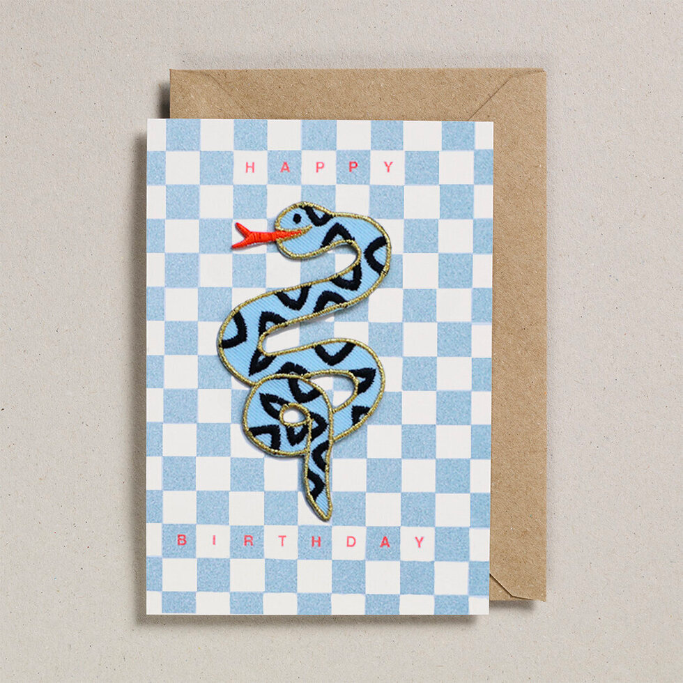 Patch Card Birthday Snake