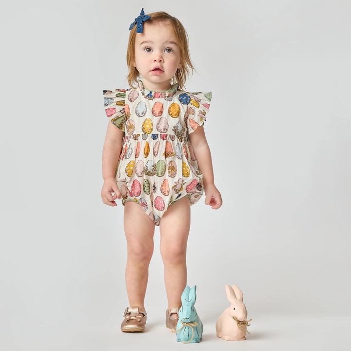 Multicolor Eggs Jennifer Bubble Romper