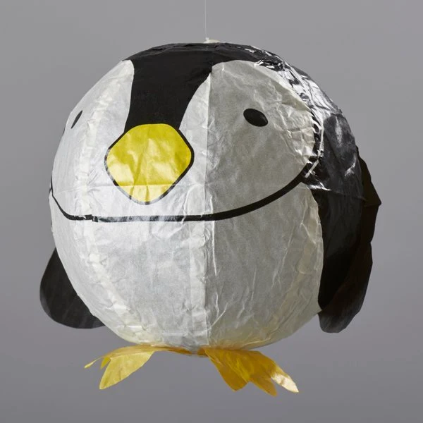 Penguin Paper Balloon Card