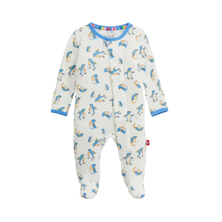 Penguin Pop Waffle Footie