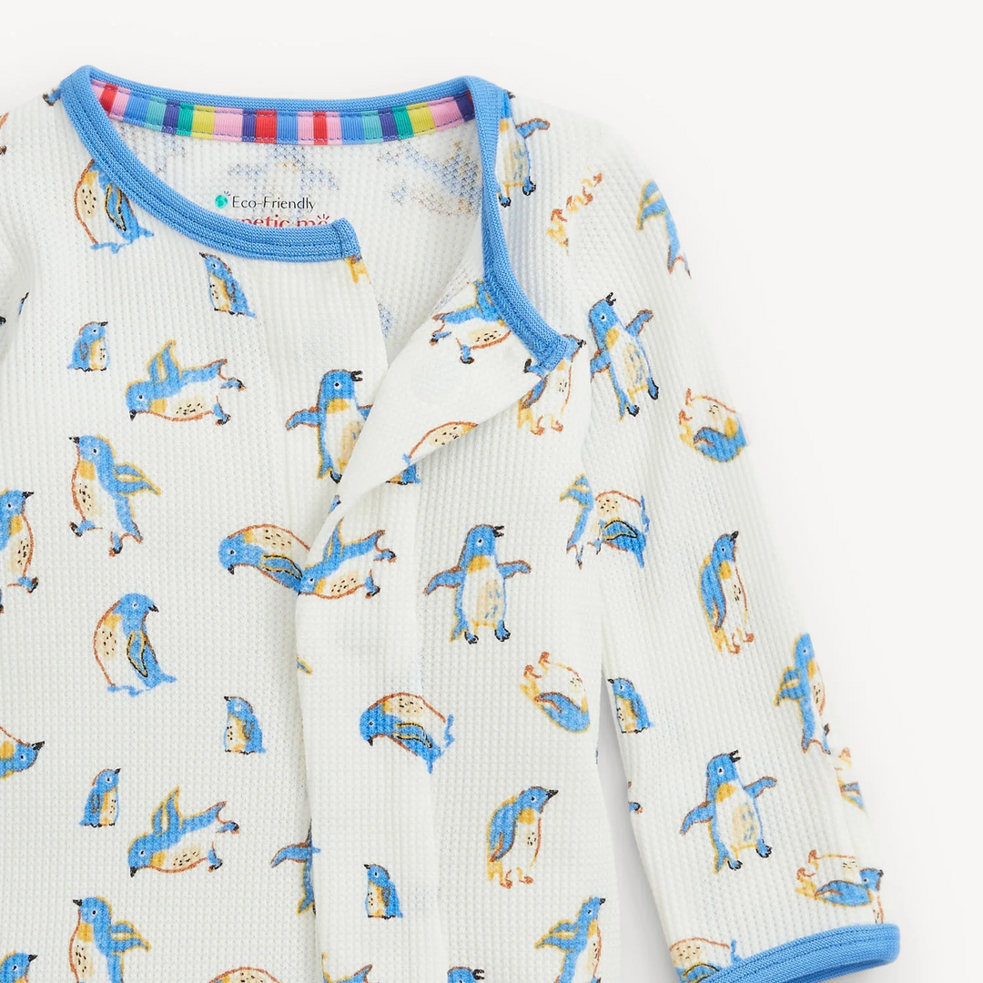 Penguin Pop Waffle Footie