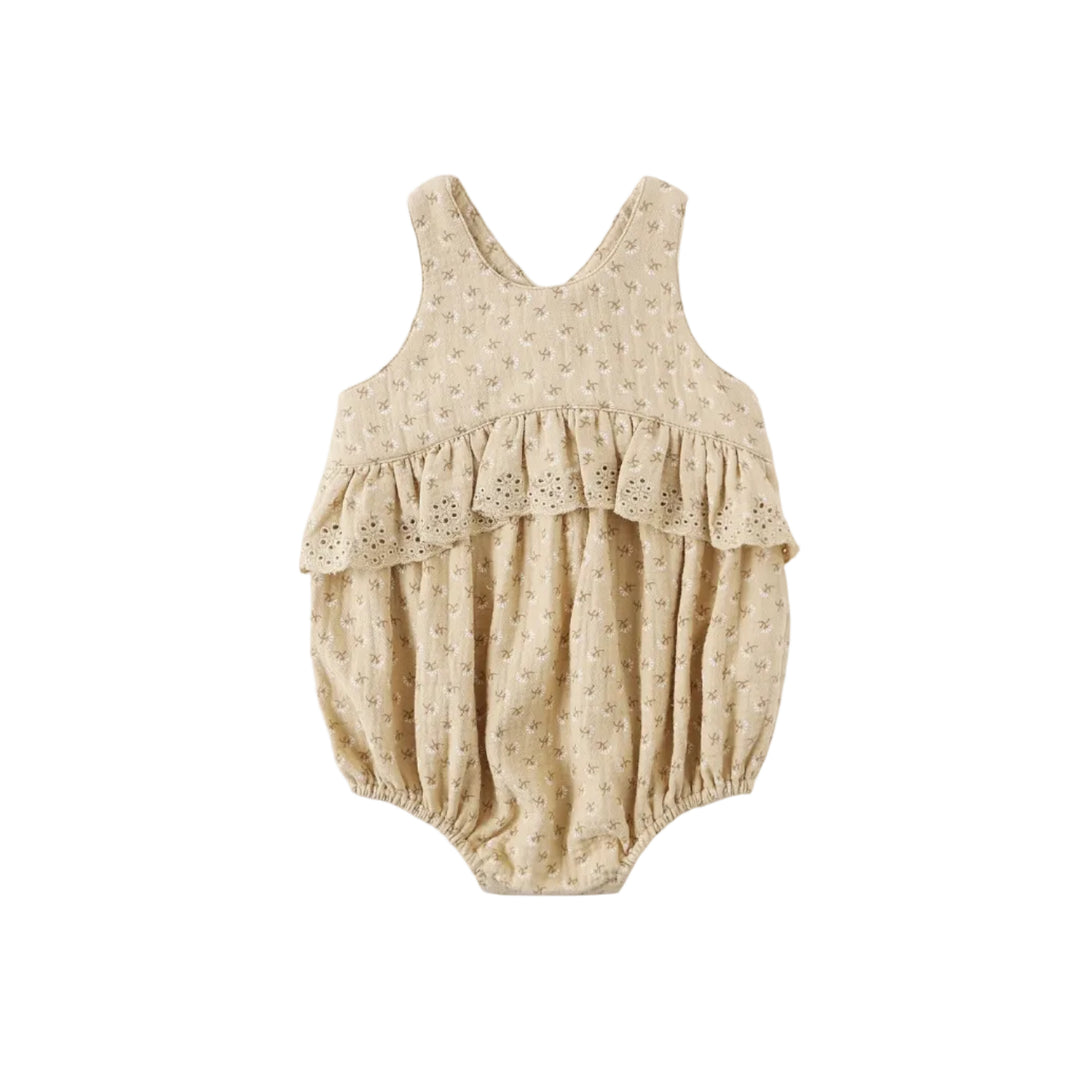 Butterscotch French Flora Penny Romper