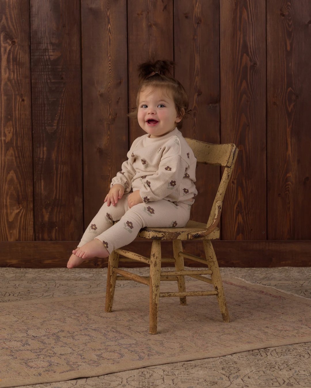 Spongey Knit Set - Petal Daisy