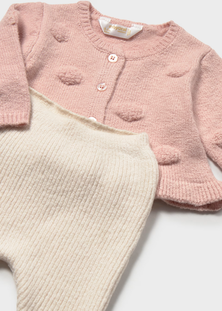 Petal Pink Knit Set