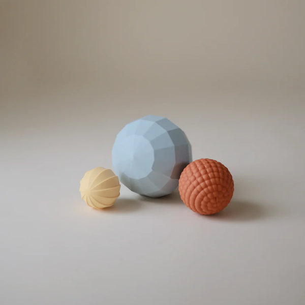 Blue Nesting Spheres Sensory Toy Set