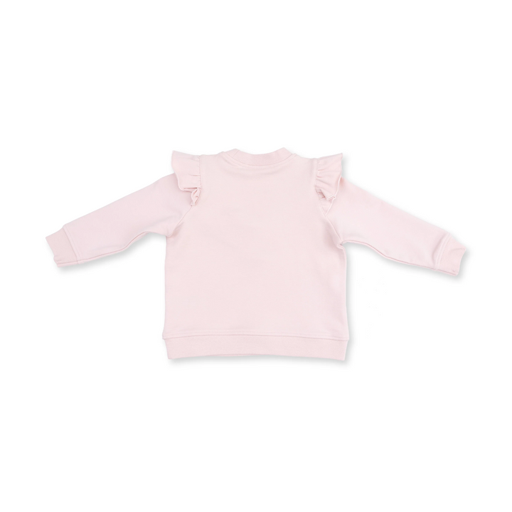 Ruffle Sweatshirt + Leggings - Veiled Pink Bows
