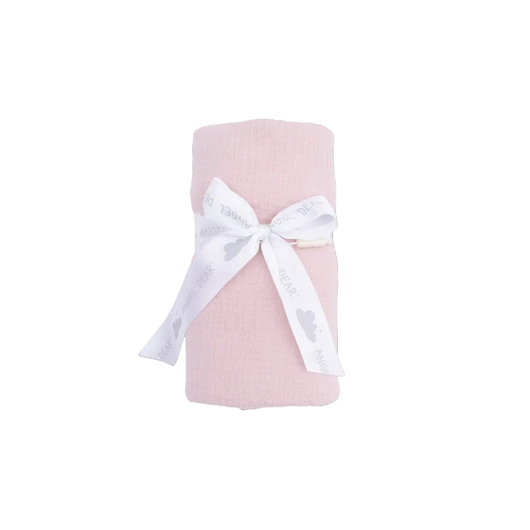 Solid Muslin Lotus Swaddle Blanket