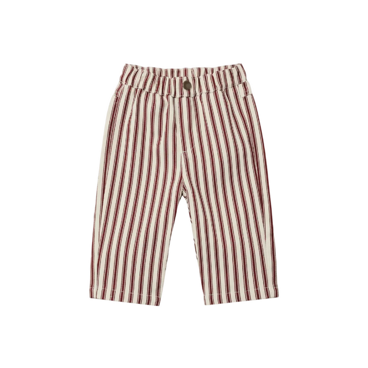 Grayson Pant - Black Cherry Pinstripe