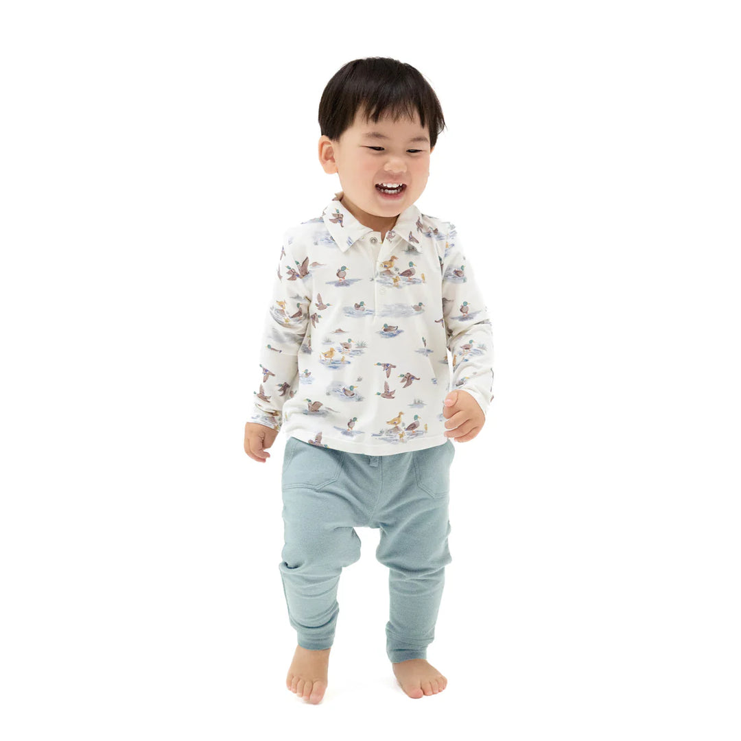 Migrating Mallards L/S Polo Shirt + Jogger Set