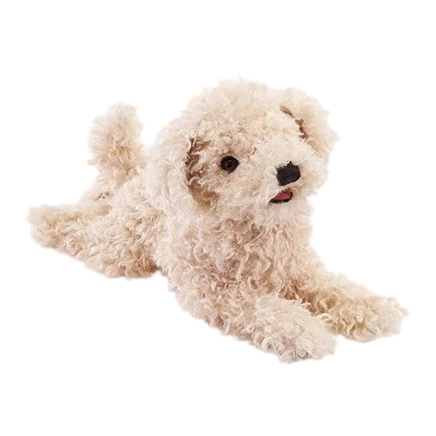 White Poodle Puppy Puppet