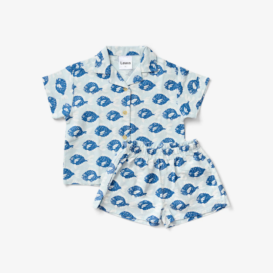 Porgy Summer Button Down - Harbor