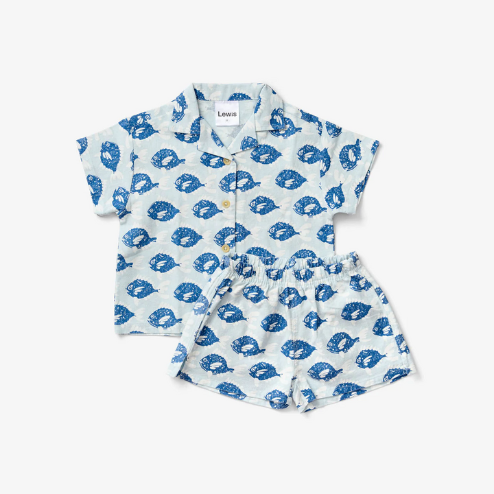 Porgy Summer Button Down - Harbor