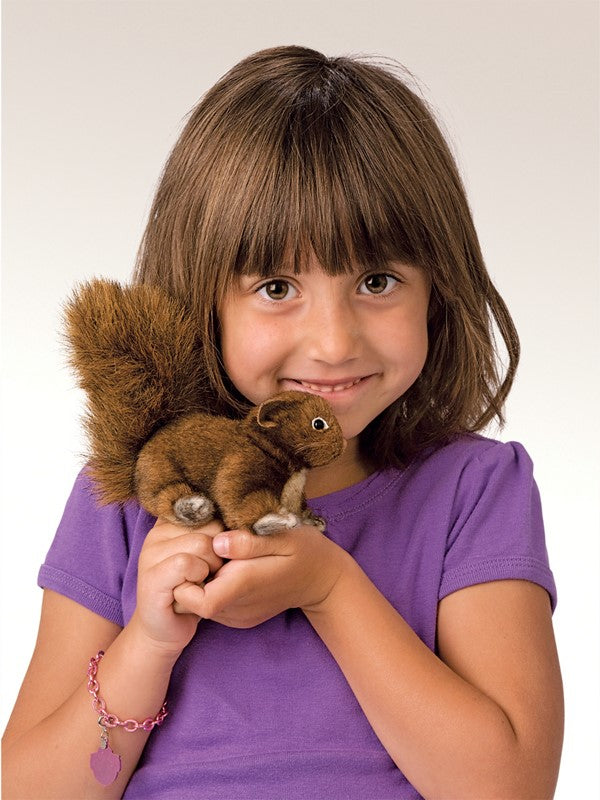 Mini Red Squirrel Puppet
