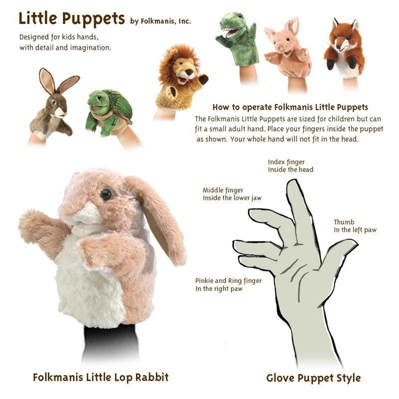 Little Lop Rabbit Puppet