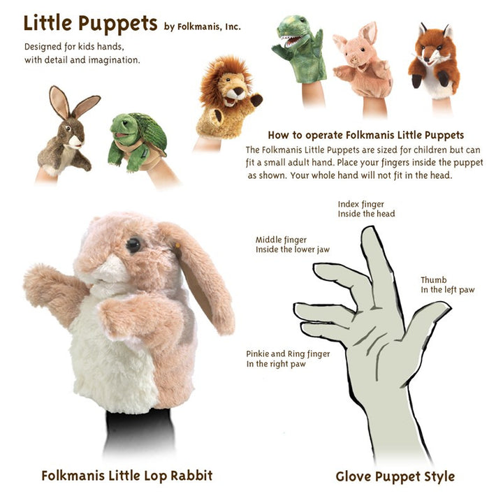 Little Lop Rabbit Puppet