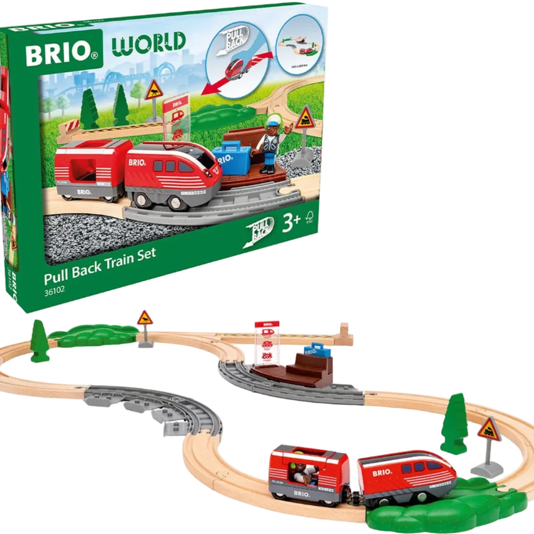 Pull Back Train Set