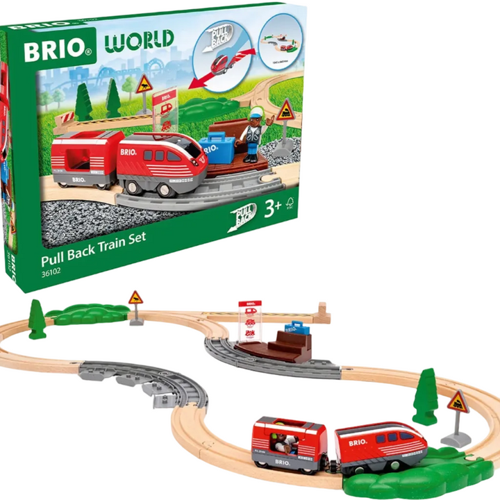 Pull Back Train Set