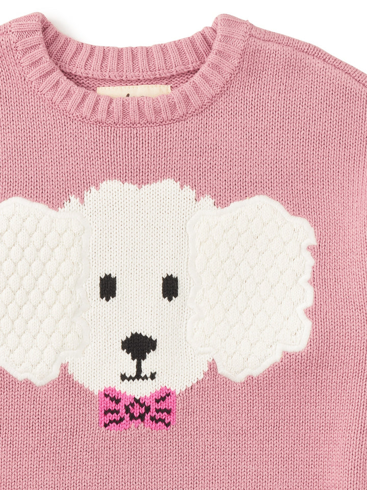 Hydrangea Fluffy Puppy Sweater