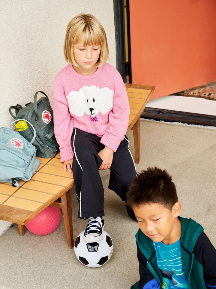 Hydrangea Fluffy Puppy Sweater