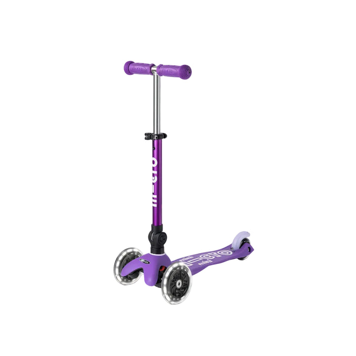Micro Mini Foldable LED Scooter - Purple