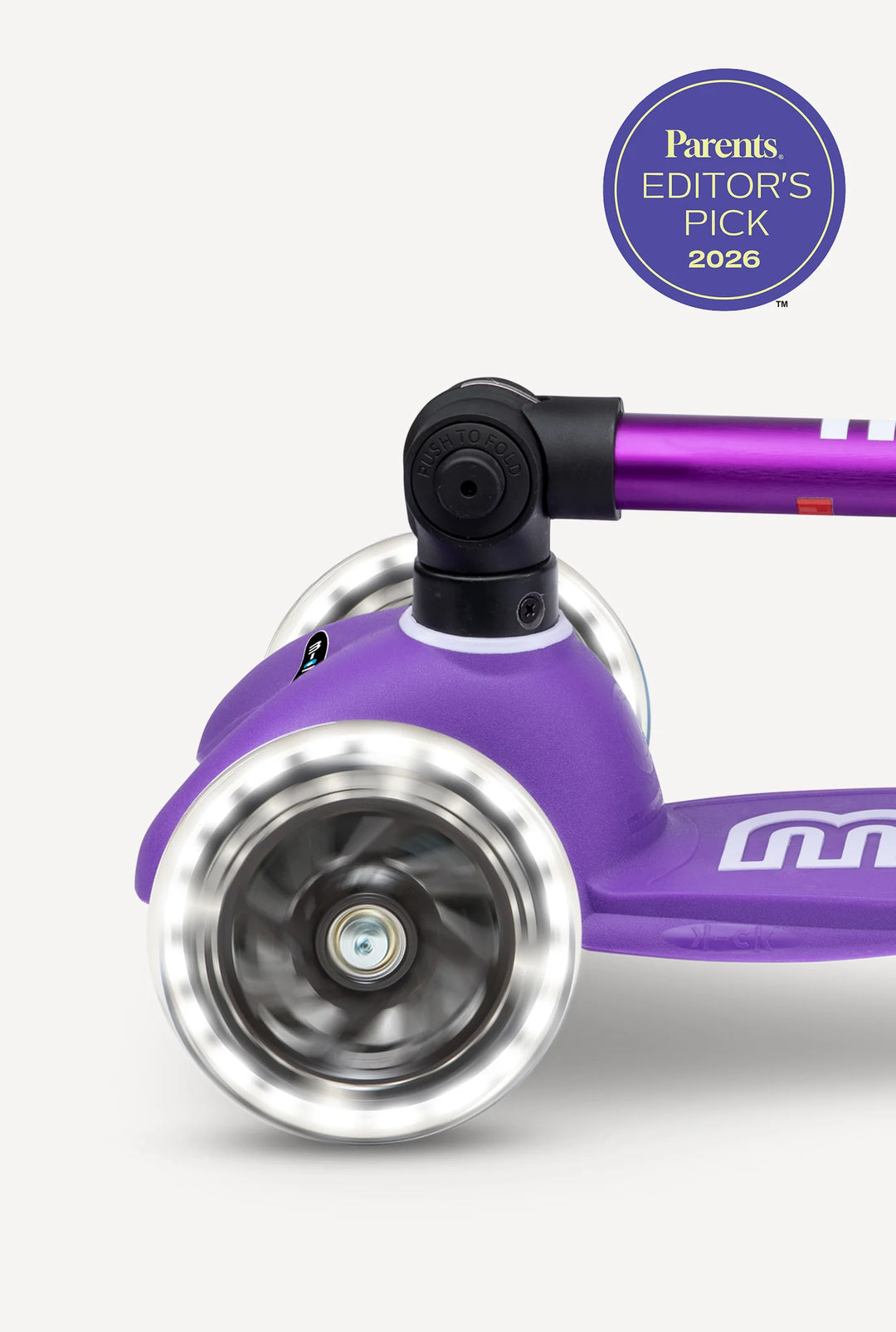 Micro Mini Foldable LED Scooter - Purple
