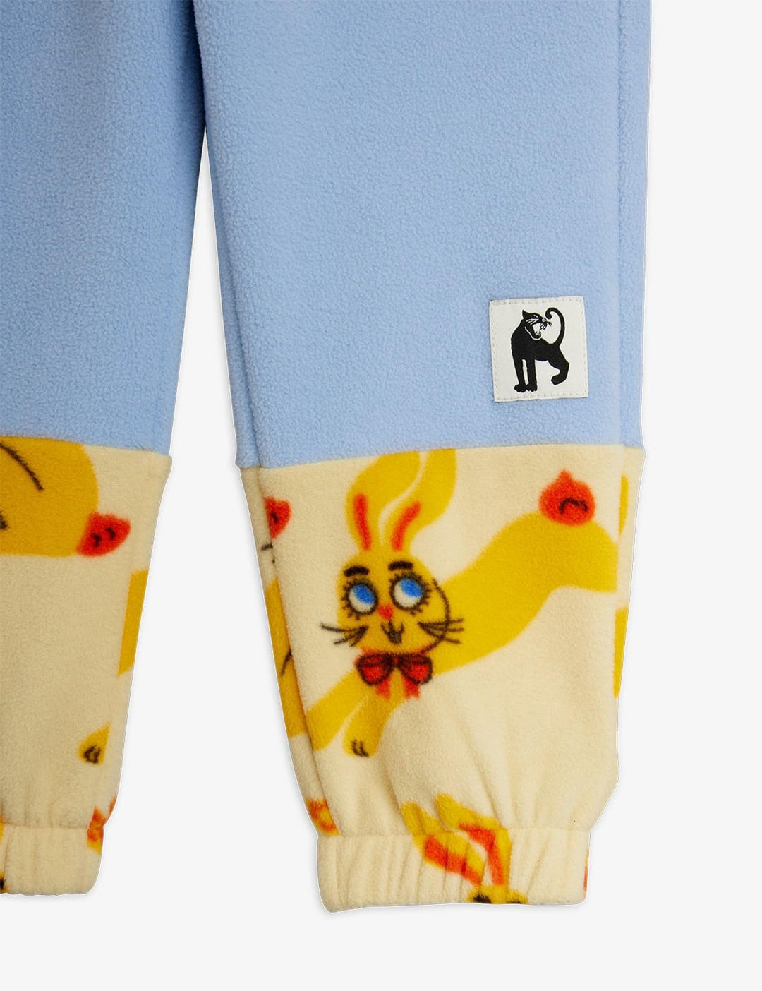 Fleece Trousers - Yellow Rabbit AOP
