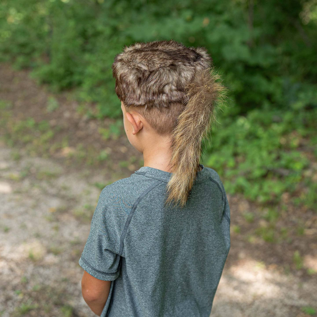 Faux Raccoon Tail Hat