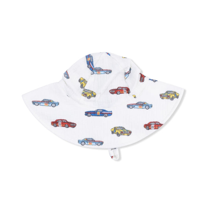 Race Car Wide Brim Sun Hat