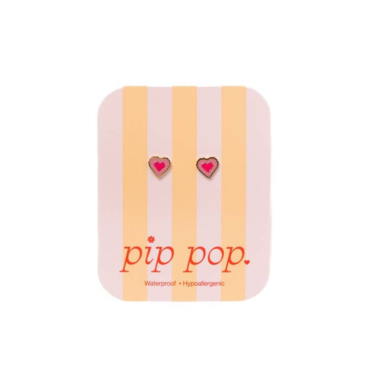 Hypoallergenic Radiant Heart Earrings