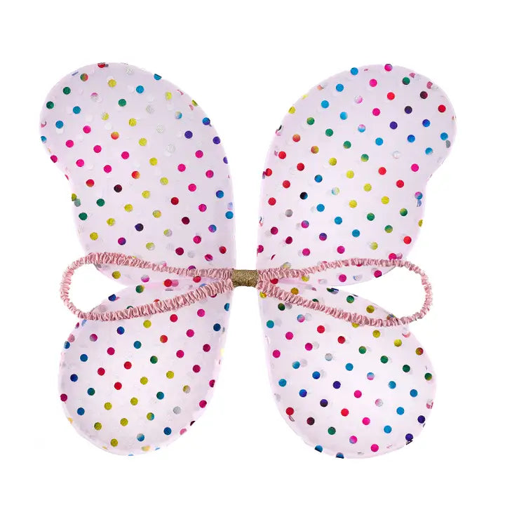 Rainbow Spotty Fairy Wings 3-10 Years