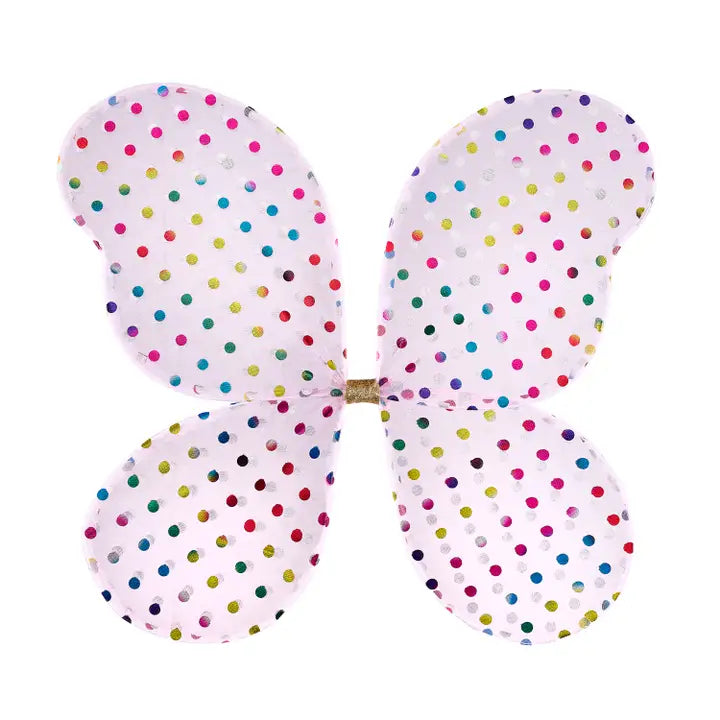 Rainbow Spotty Fairy Wings 3-10 Years