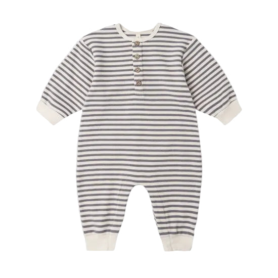 Relaxed Jumpsuit - Slate Stripe