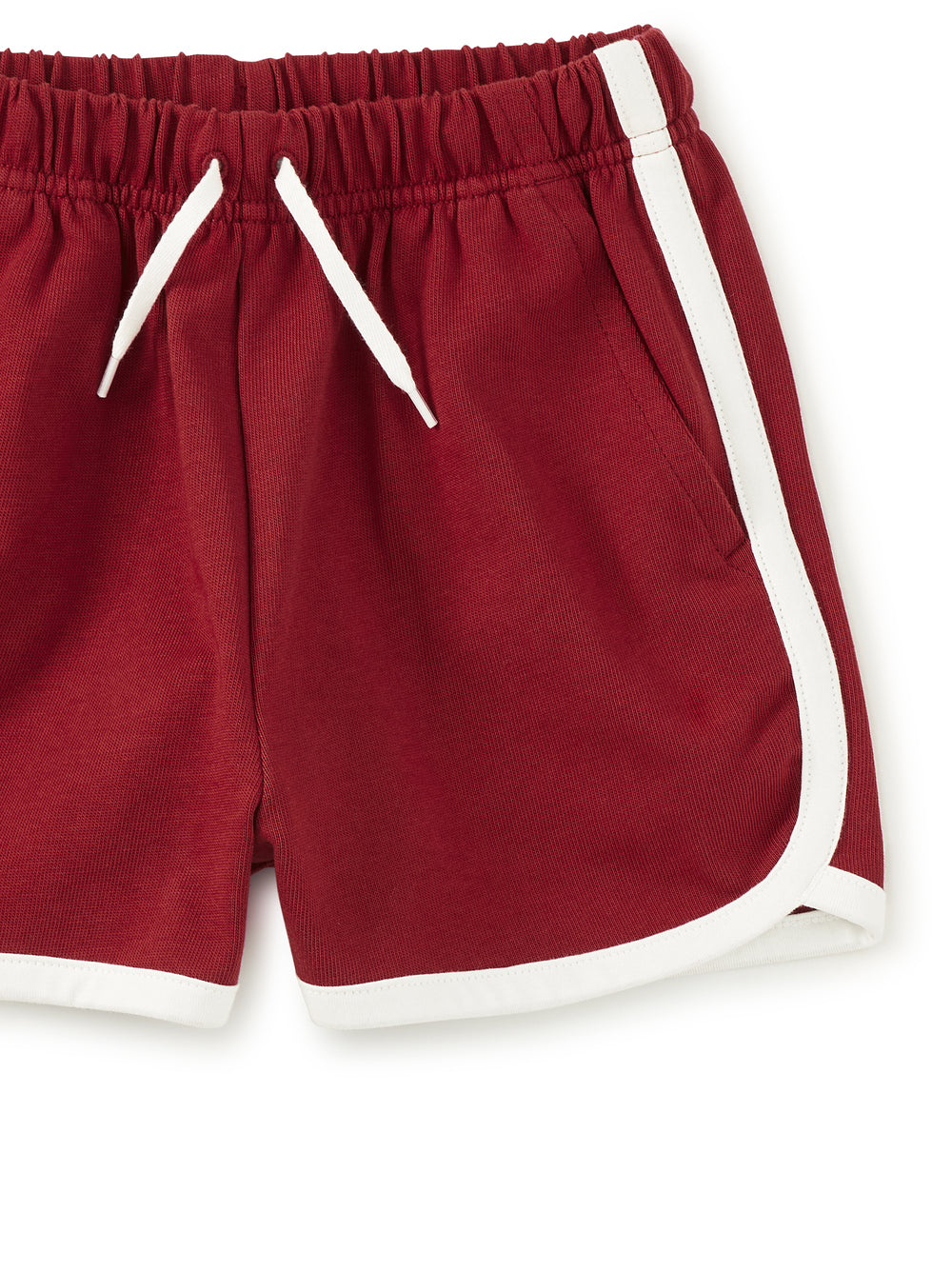Dark Maple Sporty Ringer Shorts