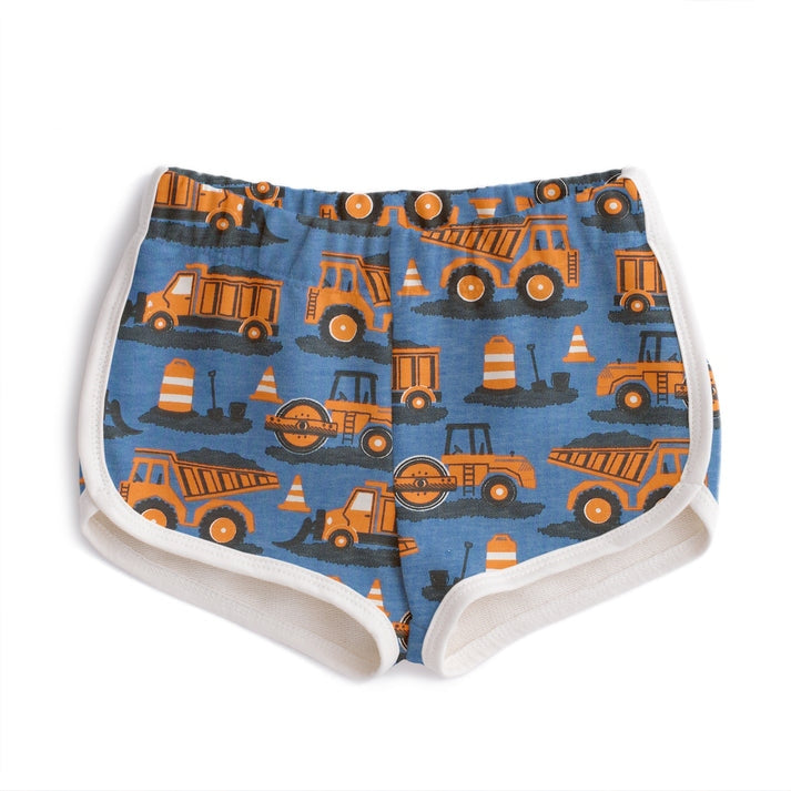 Roadwork Orange + Blue French Terry Shorts *