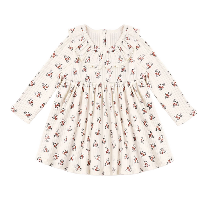 Ruffle Collar Dress - Ruby Bloom