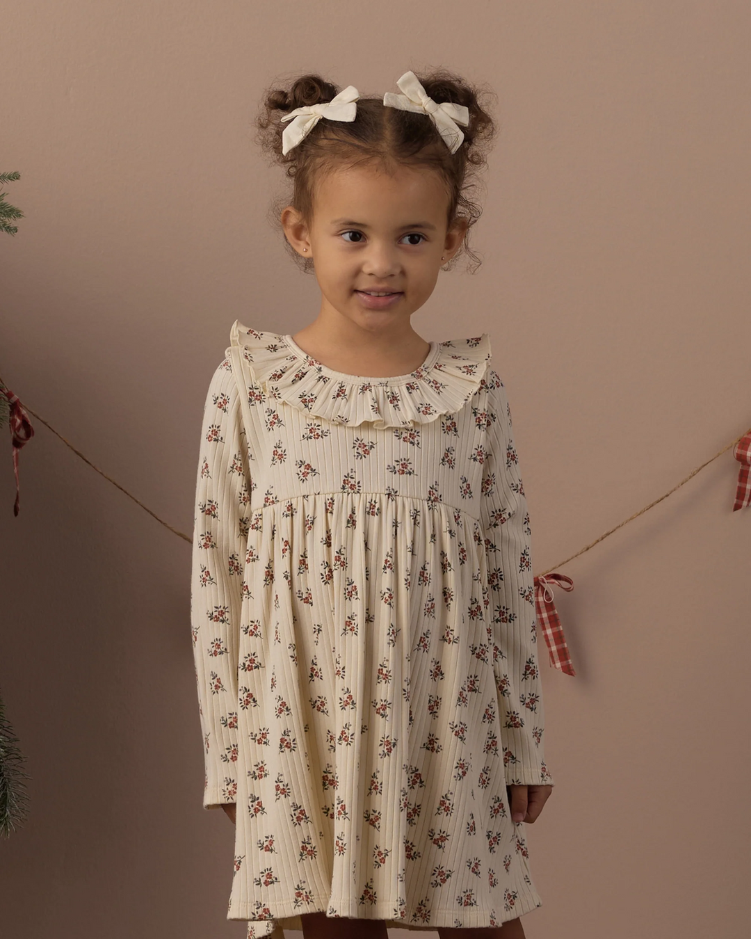 Ruffle Collar Dress - Ruby Bloom