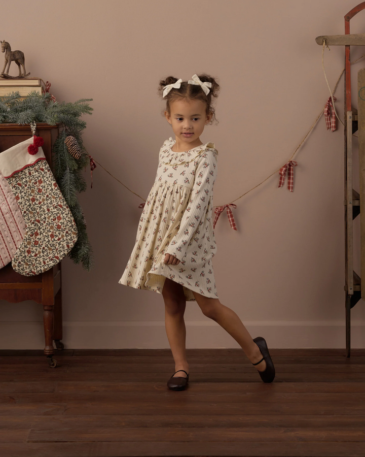 Ruffle Collar Dress - Ruby Bloom