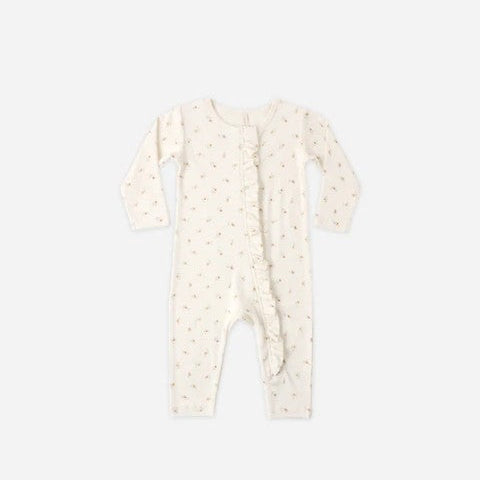 Ivory Petit Fleur Ruffle Jumpsuit